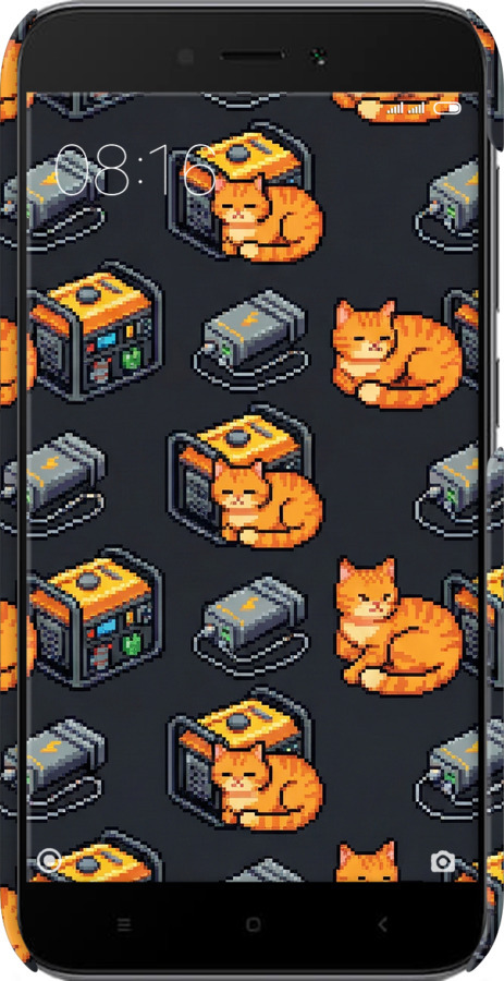 3D пластиковый матовый чехол Autonomous Zone для Xiaomi Redmi 5A - 6771m-1133 изображение 