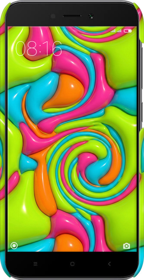 3D пластиковий матовий чехол Y2K Jelly Dream для Xiaomi Redmi 5A - 6780m-1133 изображение 