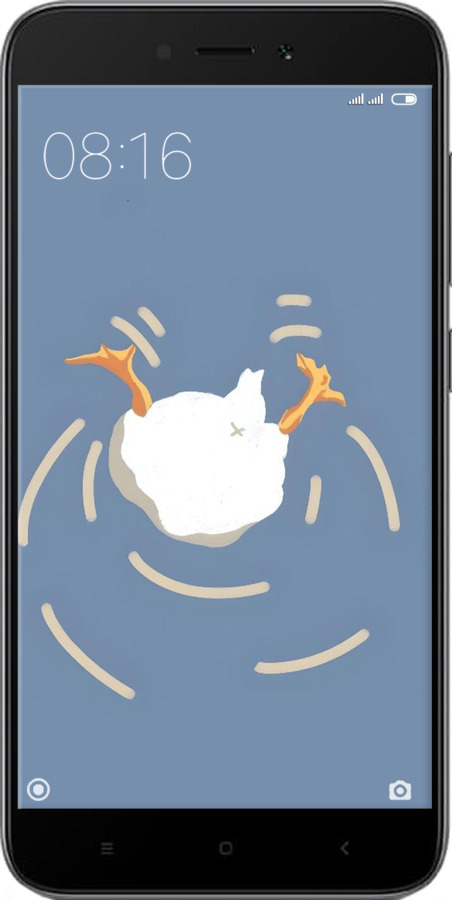 2D пластиковый чехол Гусь ныряет для Xiaomi Redmi 5A - 6275t-1133 изображение 