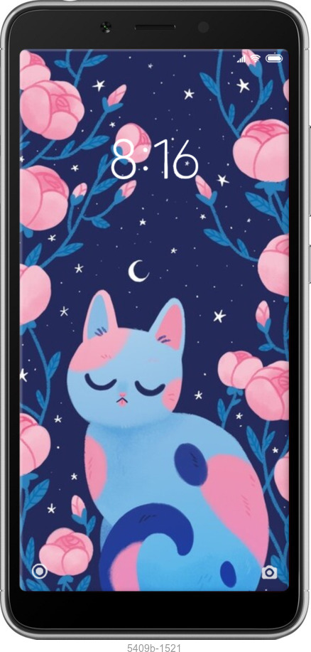 TPU чехол № 5409 для Xiaomi Redmi 6 - 5409b-1521 изображение 