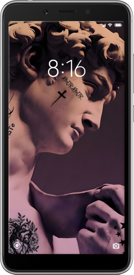 TPU чехол Давид для Xiaomi Redmi 6 - 6302b-1521 изображение 