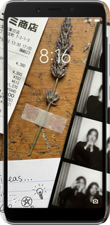 3D пластиковый матовый чехол Aesthetic Scrapbook Collage для Xiaomi Redmi 6 - 6773m-1521 изображение 