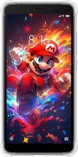 Силикон с усиленными углами чехол Супер Марио для Xiaomi Redmi 6 - 6342sp-1521 изображение 