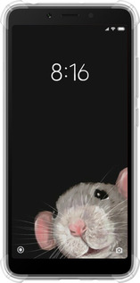 Силикон с усиленными углами чехол The Peeking Rat для Xiaomi Redmi 6 - 6442sp-1521 изображение 
