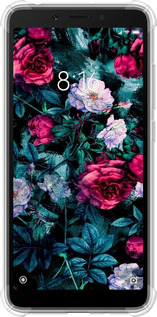 Силіконовий протиударний с посиленими кутами чехол Сад та троянди для Xiaomi Redmi 6 - 6483sp-1521 изображение 