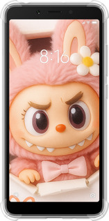 Силіконовий протиударний с посиленими кутами чехол Лабубу 2 для Xiaomi Redmi 6 - 6710sp-1521 изображение 
