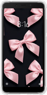 Силикон с усиленными углами чехол Coquette Ribbons Dark Coquette для Xiaomi Redmi 6 - 6767sp-1521 изображение 