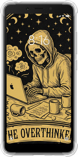 Силикон с усиленными углами чехол The Overthinker для Xiaomi Redmi 6 - 6774sp-1521 изображение 