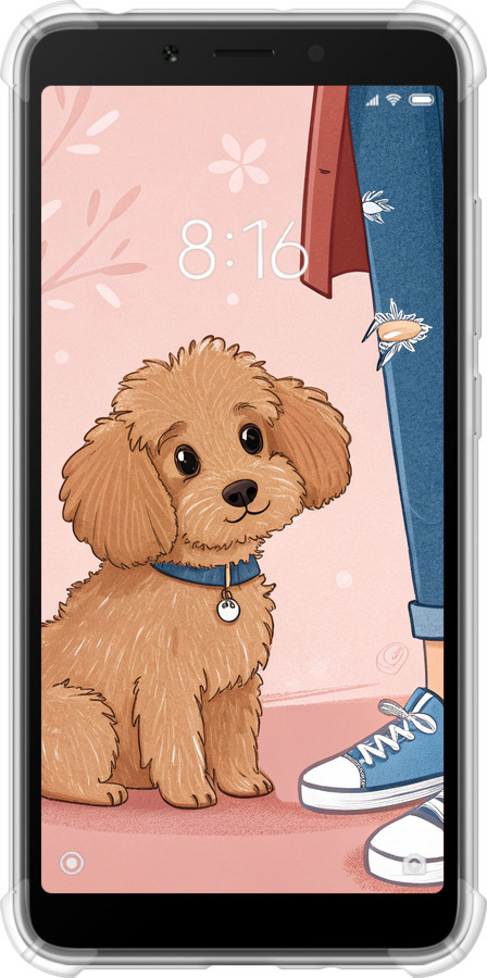 Силикон с усиленными углами чехол Мальтипу 3 для Xiaomi Redmi 6 - 6706sp-1521 изображение 