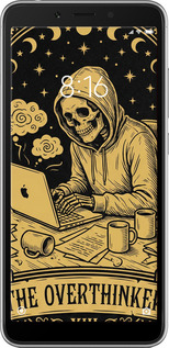 Силиконовый чехол The Overthinker для Xiaomi Redmi 6 - 6774u-1521 изображение 