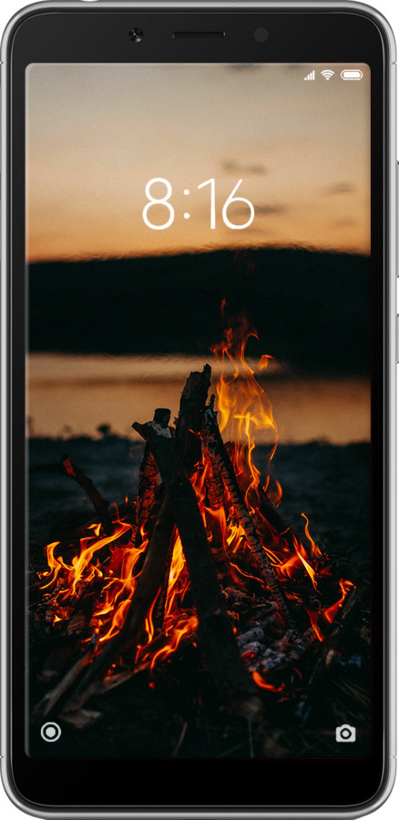 2D пластиковий чехол Вогонь для Xiaomi Redmi 6 - 6021t-1521 изображение 