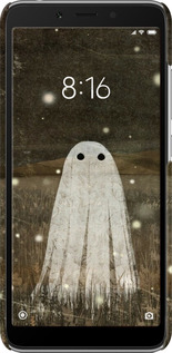 3D пластиковий матовий чехол Привид та світлячки для Xiaomi Redmi 6A - 6406m-1531 изображение 