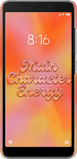 3D пластиковый матовый чехол Aura Gradient Main Character Energy Aesthetic Y2K для Xiaomi Redmi 6A - 6783m-1531 изображение 