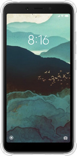 Силикон с усиленными углами чехол С изображением гор Индиго для Xiaomi Redmi 6A - 6484sp-1531 изображение 