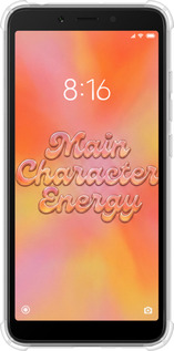 Силикон с усиленными углами чехол Aura Gradient Main Character Energy Aesthetic Y2K для Xiaomi Redmi 6A - 6783sp-1531 изображение 