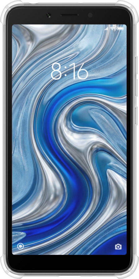 Силикон с усиленными углами чехол Liquid Chrome для Xiaomi Redmi 6A - 6781sp-1531 изображение 