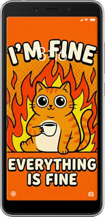 Силиконовый chehol(1620) - TRANSLATE NOT EXISTS 'Funny Cat' dlya(1621) - TRANSLATE NOT EXISTS Xiaomi Redmi 6A - 6786u-1531 изображение 1