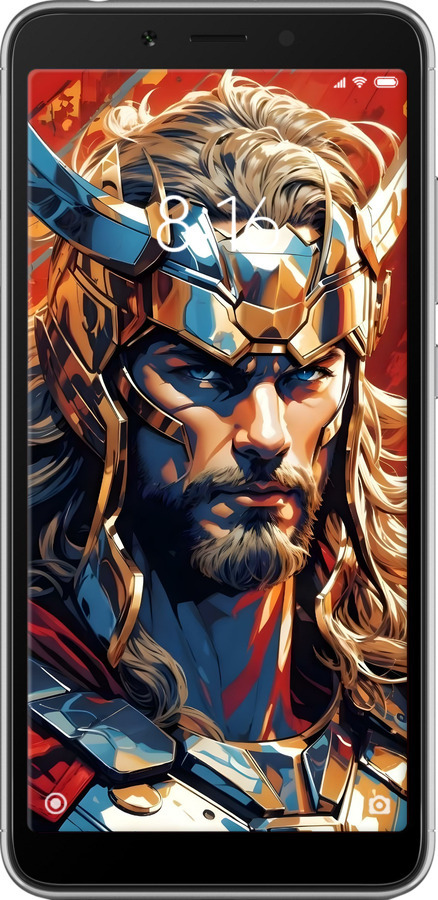 Силиконовый чехол Тор для Xiaomi Redmi 6A - 6384u-1531 изображение 