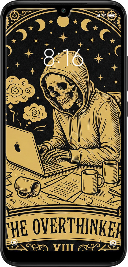 TPU чехол The Overthinker для Xiaomi Redmi 7 - 6774b-1669 изображение 