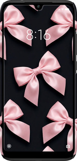 3D пластиковий матовий чехол Coquette Ribbons Dark Coquette для Xiaomi Redmi 7 - 6767m-1669 изображение 