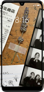 3D пластиковый матовый чехол Aesthetic Scrapbook Collage для Xiaomi Redmi 7 - 6773m-1669 изображение 