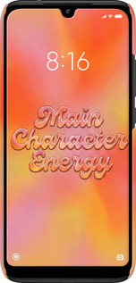 3D пластиковый матовый чехол Aura Gradient Main Character Energy Aesthetic Y2K для Xiaomi Redmi 7 - 6783m-1669 изображение 
