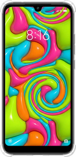 Силикон с усиленными углами чехол Y2K Jelly Dream для Xiaomi Redmi 7 - 6780sp-1669 изображение 