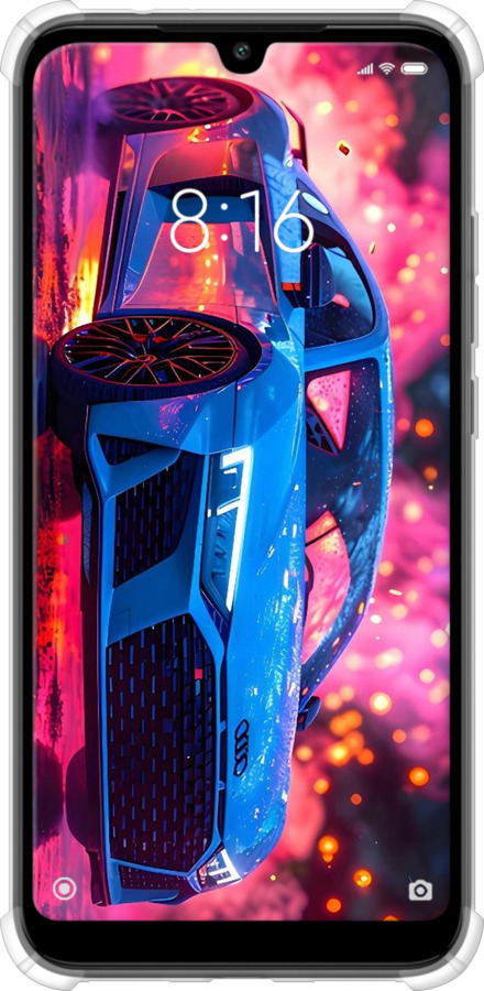 Силикон с усиленными углами чехол Ауди для Xiaomi Redmi 7 - 6286sp-1669 изображение 