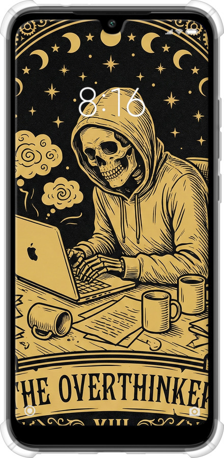 Силіконовий протиударний с посиленими кутами чехол The Overthinker для Xiaomi Redmi 7 - 6774sp-1669 изображение 