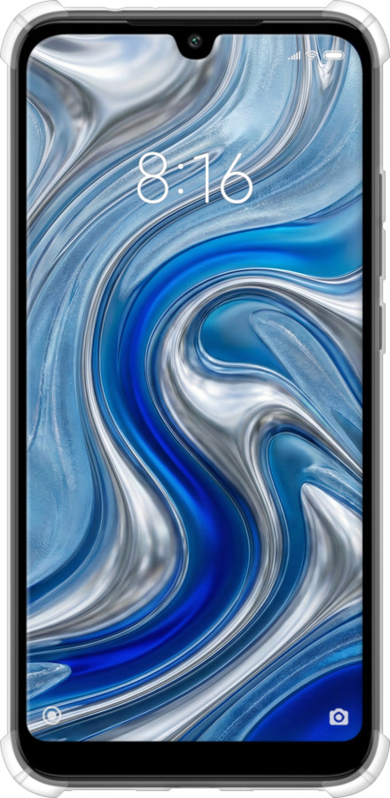 Силіконовий протиударний с посиленими кутами чехол Liquid Chrome для Xiaomi Redmi 7 - 6781sp-1669 изображение 