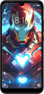2D пластиковый чехол Железный человек для Xiaomi Redmi 7 - 6372t-1669 изображение 