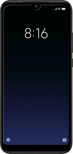 2D пластиковый чехол Градиент в тёмно - синем стиле для Xiaomi Redmi 7 - 6542t-1669 изображение 