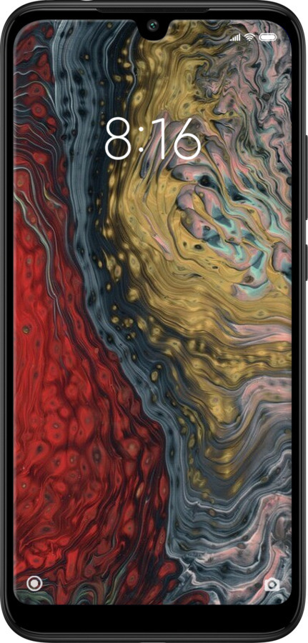 Силиконовый чехол С изображением абстрактной живописи для Xiaomi Redmi 7 - 6530u-1669 изображение 