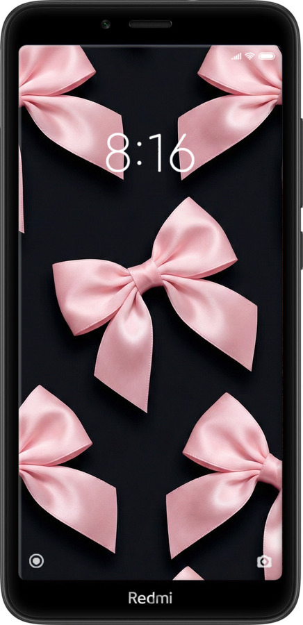 TPU чехол Coquette Ribbons Dark Coquette для Xiaomi Redmi 7A - 6767b-1716 изображение 