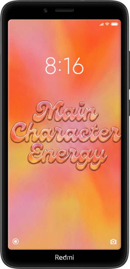 TPU чехол Aura Gradient Main Character Energy Aesthetic Y2K для Xiaomi Redmi 7A - 6783b-1716 изображение 