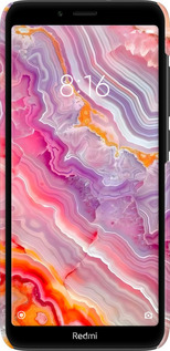 3D пластиковий матовий чехол Мрамор 2 для Xiaomi Redmi 7A - 6307m-1716 изображение 