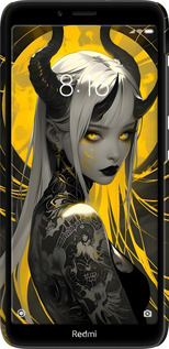 3D пластиковый матовый чехол Аниме демон 2 для Xiaomi Redmi 7A - 6309m-1716 изображение 