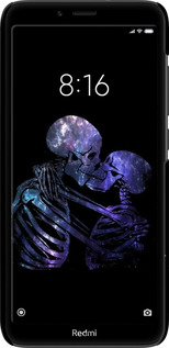 3D пластиковый матовый чехол С изображением скелета для Xiaomi Redmi 7A - 6537m-1716 изображение 