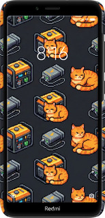 3D пластиковый матовый чехол Autonomous Zone для Xiaomi Redmi 7A - 6771m-1716 изображение 