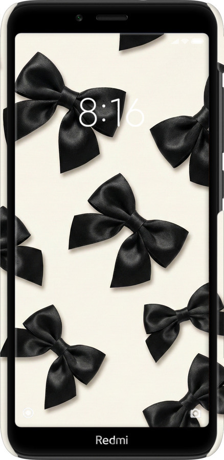 3D пластиковий матовий чехол Dark Coquette для Xiaomi Redmi 7A - 6765m-1716 изображение 