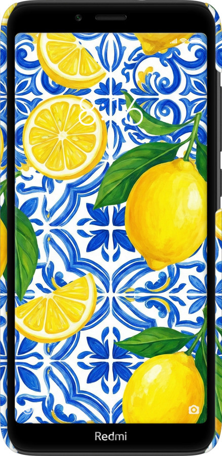 3D пластиковый матовый чехол Grocery Girl Italian Summer для Xiaomi Redmi 7A - 6766m-1716 изображение 