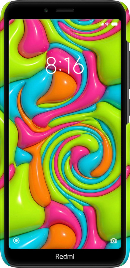 3D пластиковый матовый чехол Y2K Jelly Dream для Xiaomi Redmi 7A - 6780m-1716 изображение 