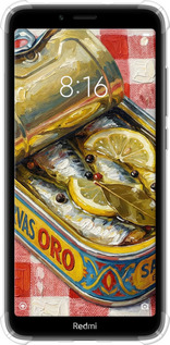 Силіконовий протиударний с посиленими кутами чехол Vintage Sardine Tin Phone для Xiaomi Redmi 7A - 6772sp-1716 изображение 