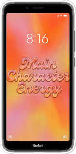 Силикон с усиленными углами чехол Aura Gradient Main Character Energy Aesthetic Y2K для Xiaomi Redmi 7A - 6783sp-1716 изображение 