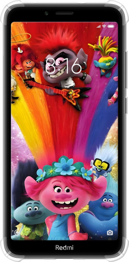 Силикон с усиленными углами чехол Троли для Xiaomi Redmi 7A - 6343sp-1716 изображение 