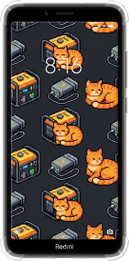 Силикон с усиленными углами чехол Autonomous Zone для Xiaomi Redmi 7A - 6771sp-1716 изображение 