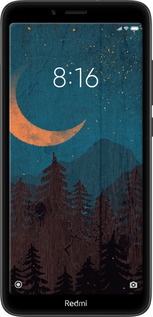 Силиконовый чехол Звездный лес для Xiaomi Redmi 7A - 6480u-1716 изображение 