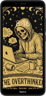 2D пластиковий чехол The Overthinker для Xiaomi Redmi 7A - 6774t-1716 изображение 