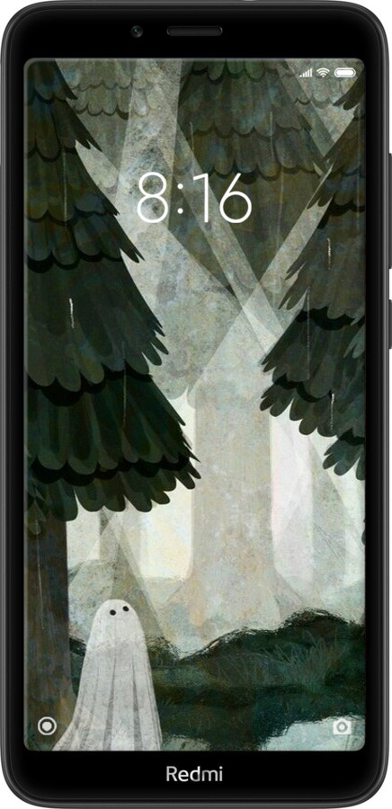 2D пластиковый чехол С изображением соснового леса и привидения для Xiaomi Redmi 7A - 6420t-1716 изображение 