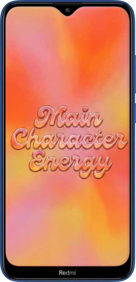 TPU чехол Aura Gradient Main Character Energy Aesthetic Y2K для Xiaomi Redmi 8 - 6783b-1806 изображение 